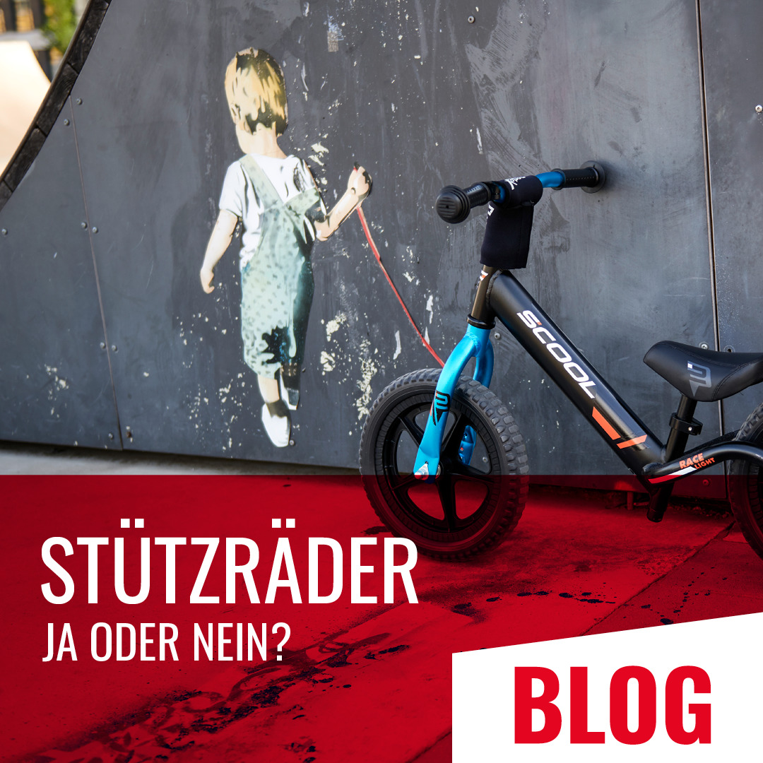 Laufrad oder Fahrrad mit Stützrädern