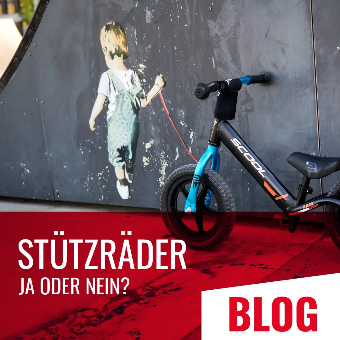 Laufrad oder Fahrrad mit Stützrädern