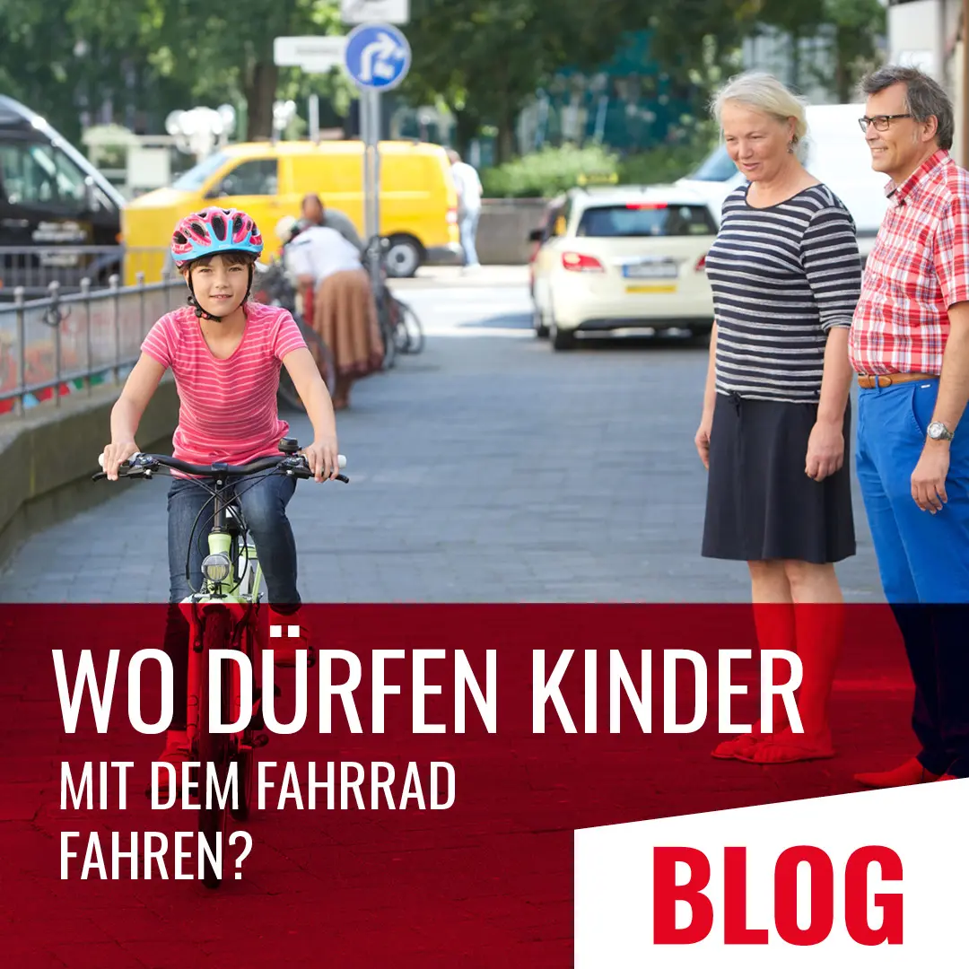 Wo dürfen Kinder mit dem Fahrrad fahren