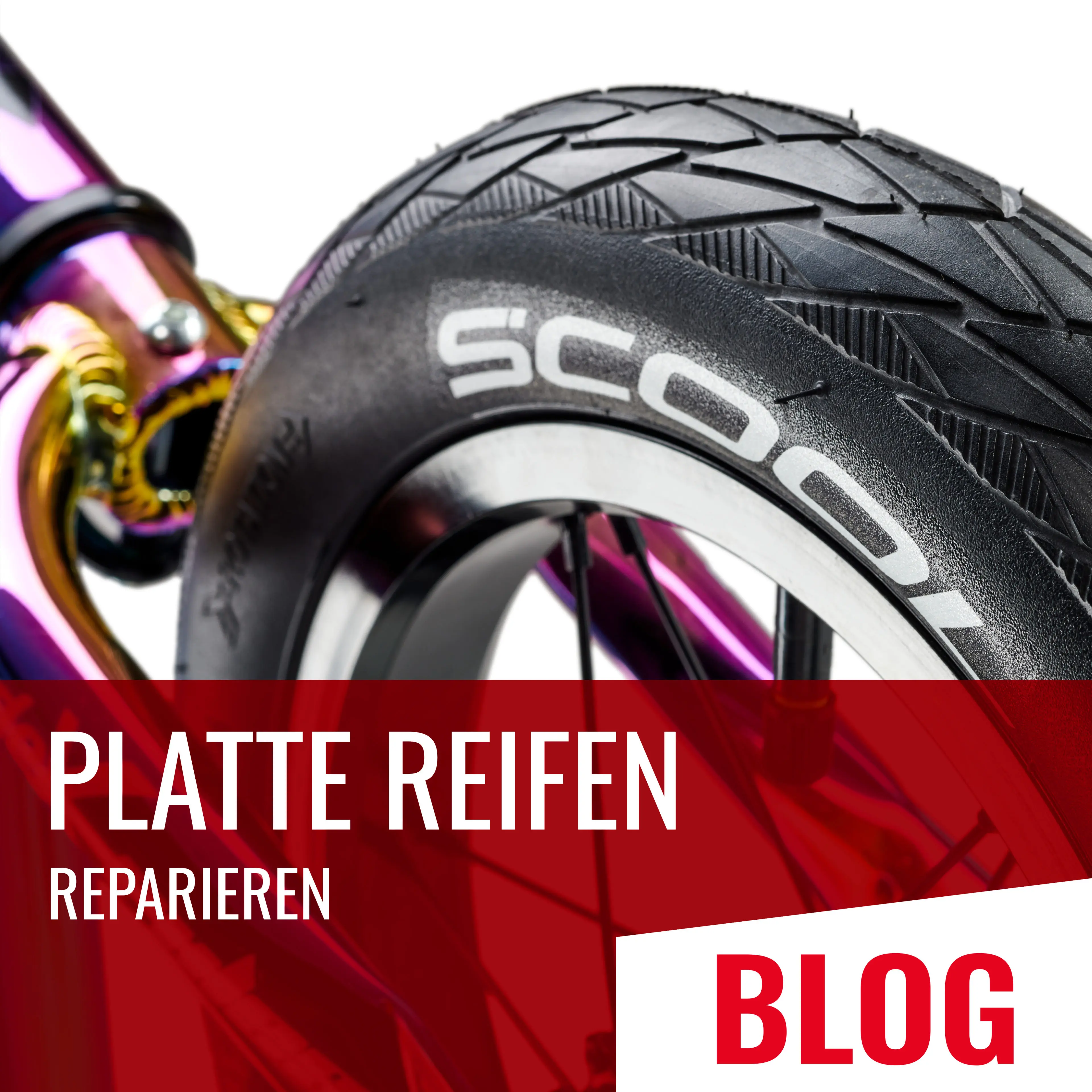 Platte Reifen reparieren | S'COOL