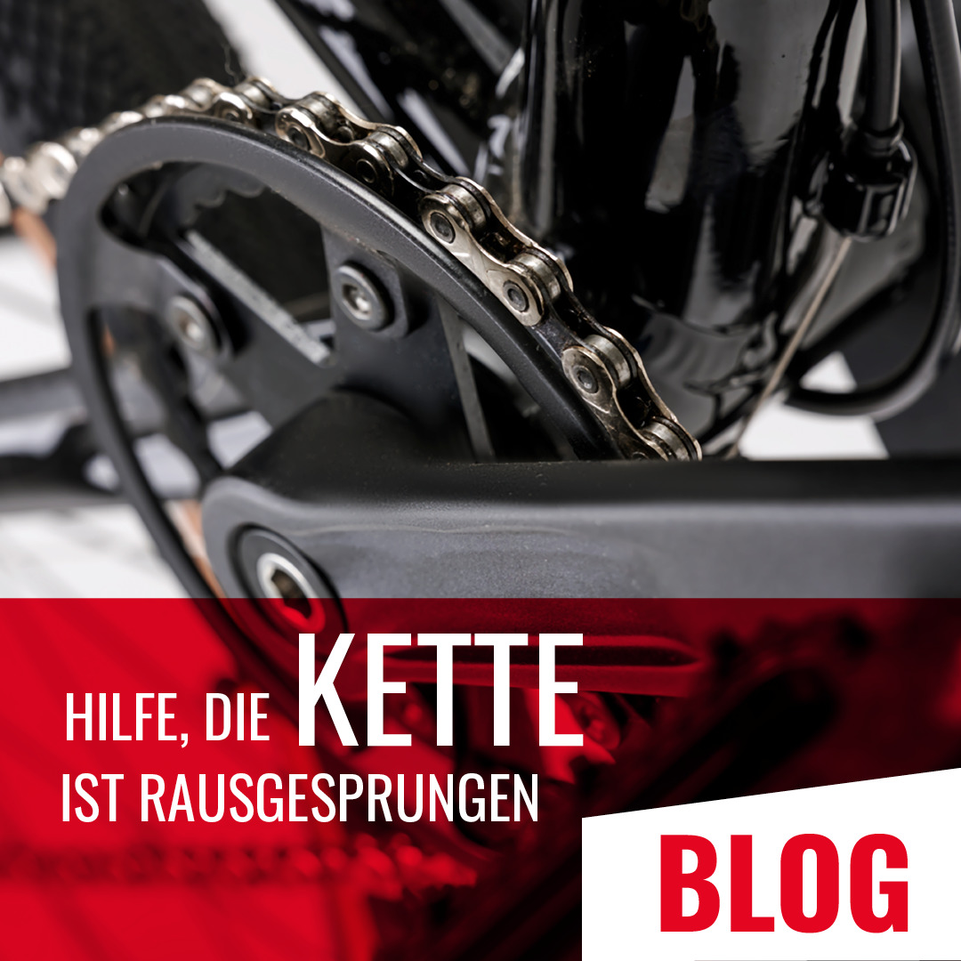 Fahrradkette ist abgesprungen